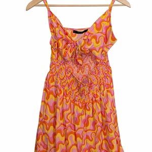 Colorful Swirl Pattern Dress